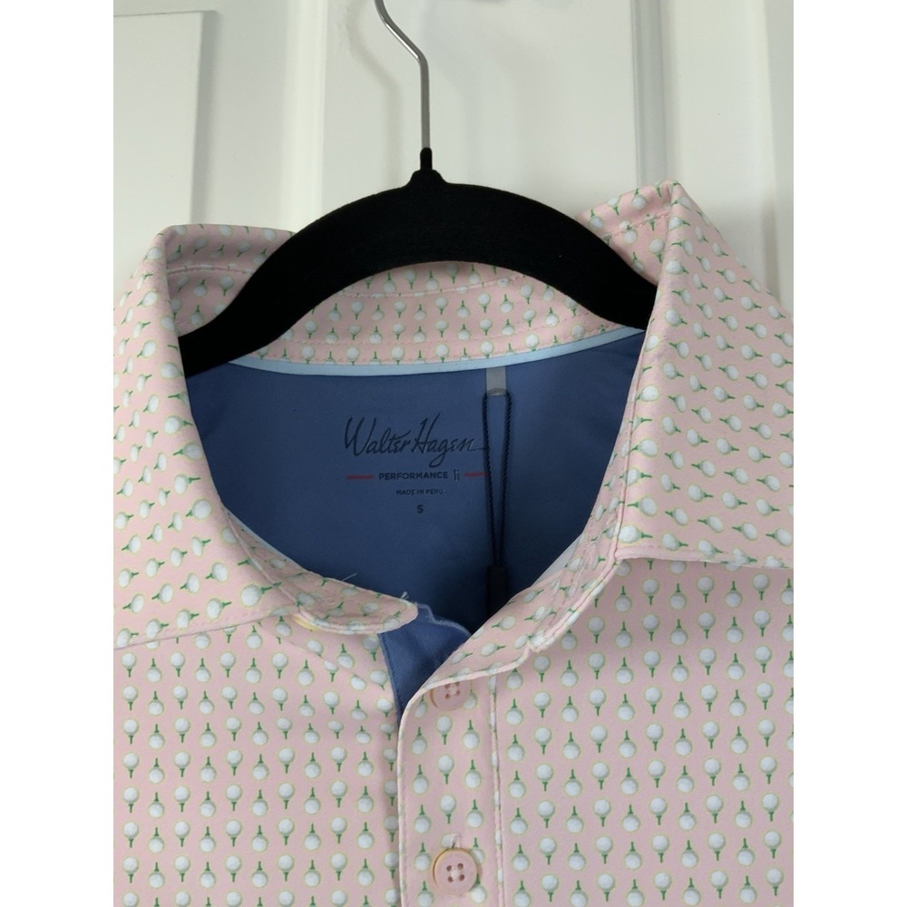 Walter Hagen Men's Performance Pink Golf polo , Size Small, NWT